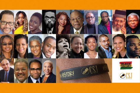 black luminaries featured in the coalition for social justices 2021 Black History Month social media campaign