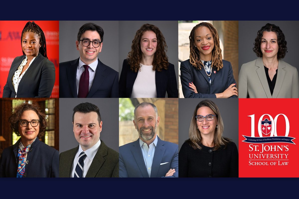 Clockwise from top left: Renee Nicole Allen, Adrián Alvarez, Anna Arons, Jelani Jefferson Exum, Evelyn Malavé, Eva E. Subotnik, Michael A. Simons, Eric W. Shannon, and Darren Rosenblum