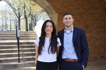 Anna Westfall and Frank Sayegh