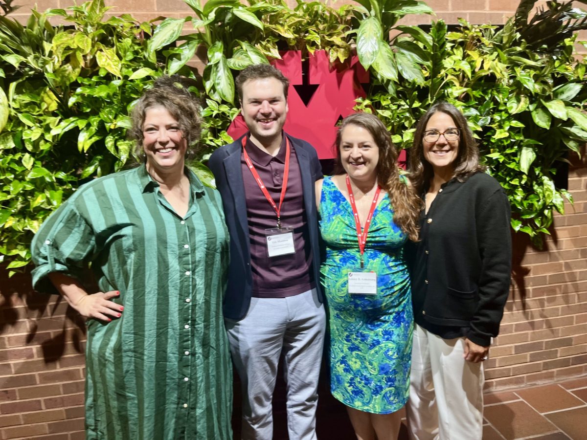 Left to Right: Professors Smith, Shannon, Armstrong, and Castello